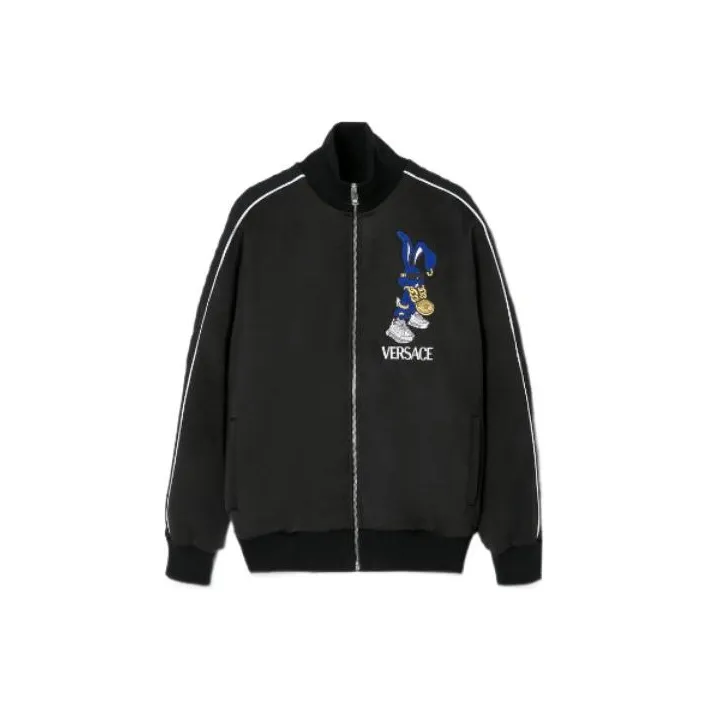 VERSACE Jackets Men Black-0
