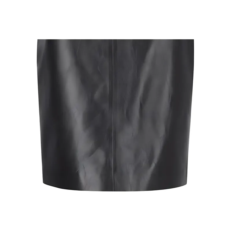 CELINE SS25 Spring Summer Women's Collection Leather Long Skirts Women's Black-3
