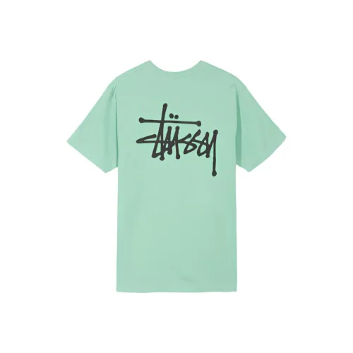 Stussy Basic Tee T Shirt Unisex Green