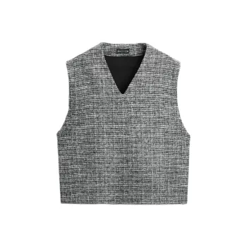 ZARA Tank Tops Men's Black/White