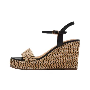 GIOSEPPO CHIPPEWA One Strap Sandals Women's Brown/Black