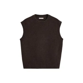 ZARA Tank Tops Men Brown