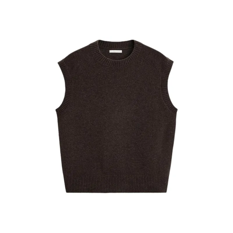 ZARA Tank Tops Men Brown-0