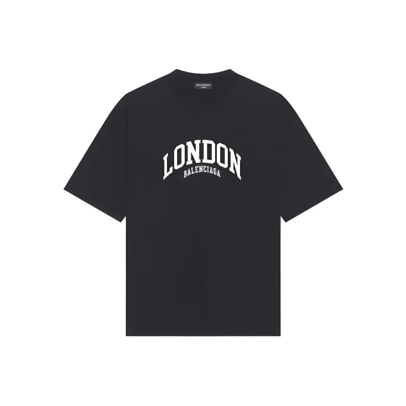 Balenciaga Cities London Medium Fit T Shirt-0