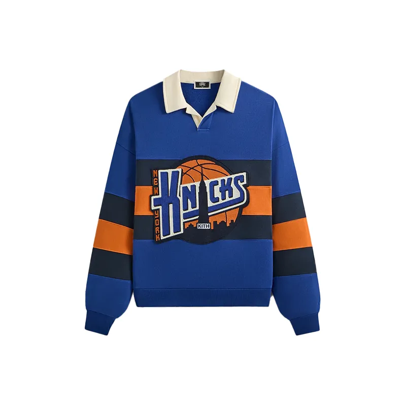KITH For The New York Knicks Ball Nelson Collared Pullover-0