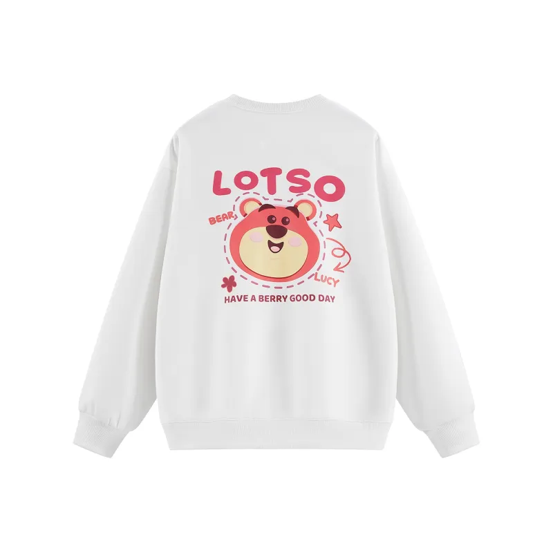 Disney Strawberry Bear Series Sweatshirts Unisex-3