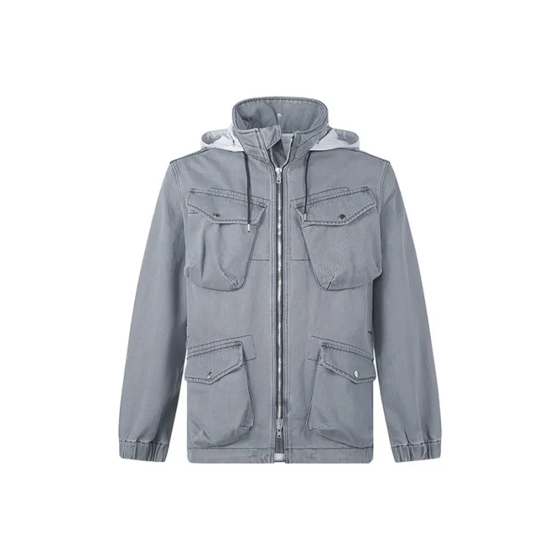 KENZO Pocket Detailed Hooded Jacket-0