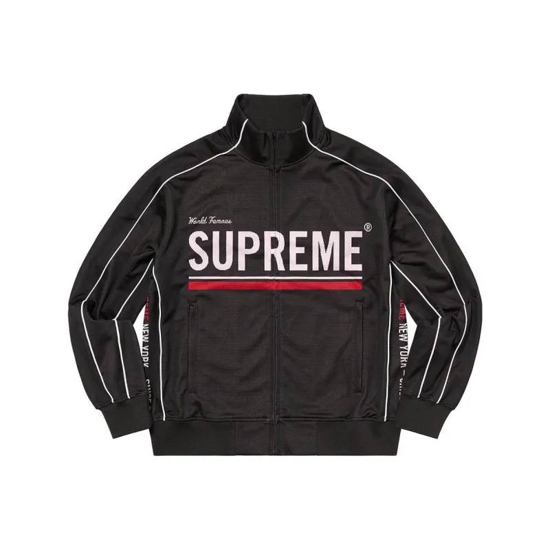 Supreme World Famous Jacquard Track Jacket - POIZON