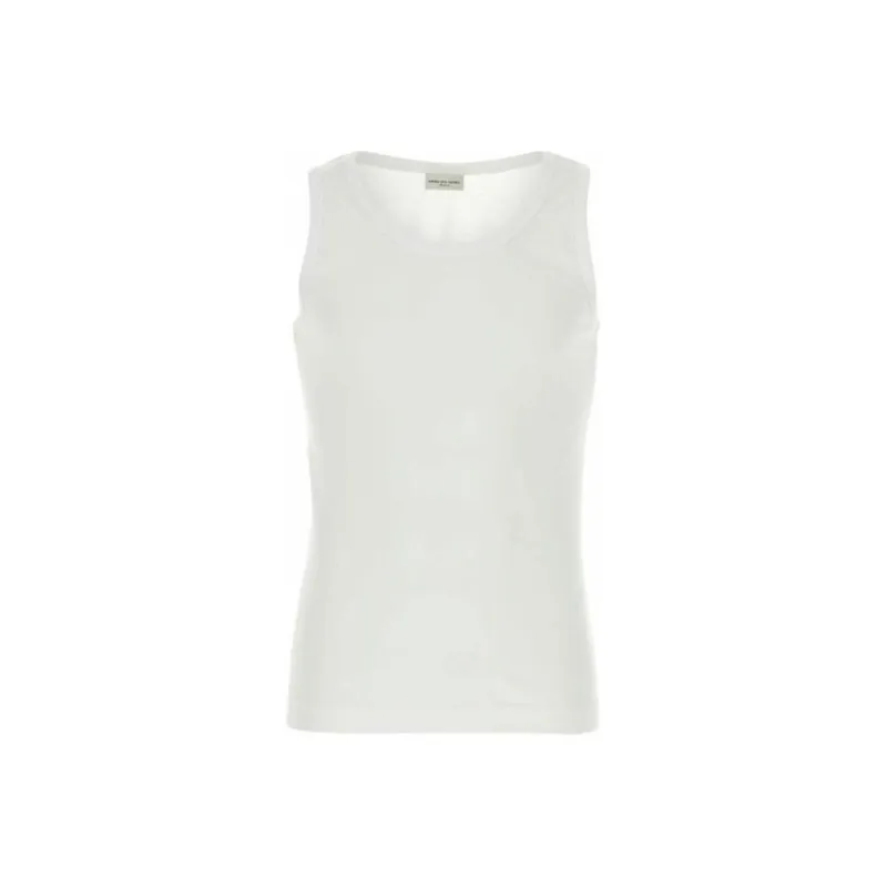DRIES VAN NOTEN Crewneck Sleeveless Tank Top-0