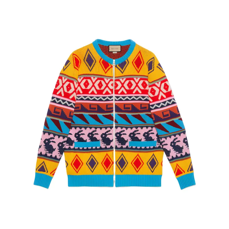 GUCCI Chinese New Year SS23 Jackets & Coats Men's Multicolor-0
