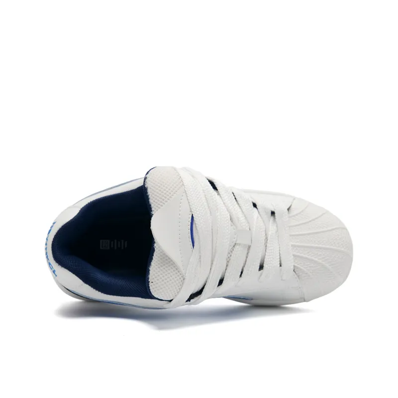 Circle Small Coverage Abrasion Resistant Lightweight Low Top Skateboard Shoes Unisex-5