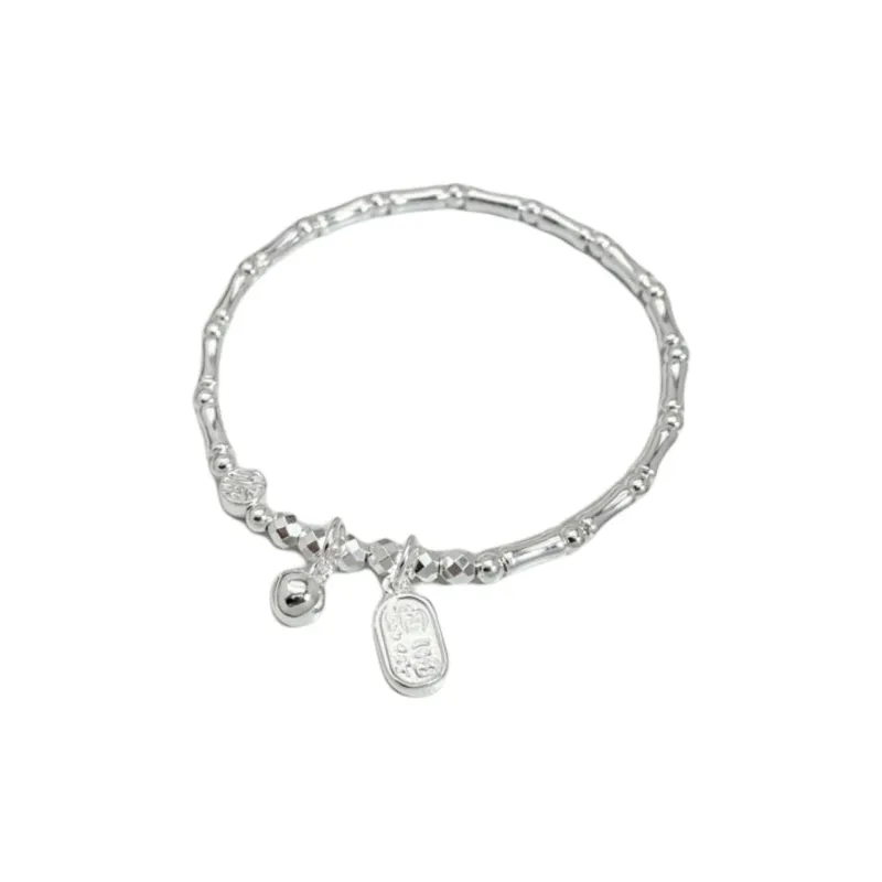 U state 999 Fine Silver Pure Silver Bracelets Women's-0
