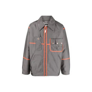 DIESEL Jackets Men Cool Gray