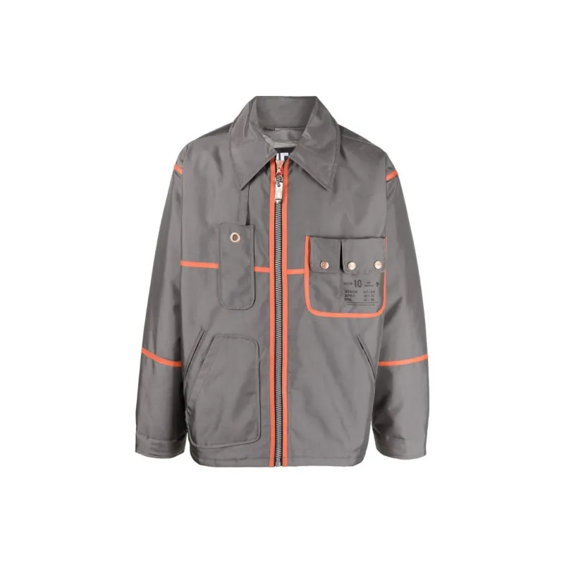 DIESEL Jackets Men Cool Gray-0