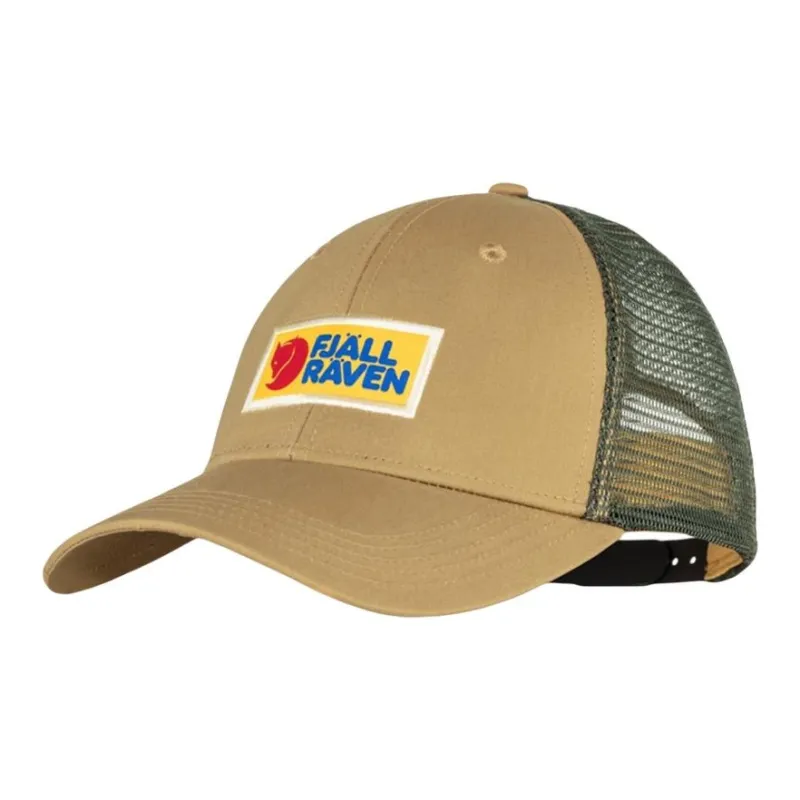 Fjallraven Polyester, Cotton, Organic Cotton, Recycled Polyester Baseball Caps Unisex Yellow-0