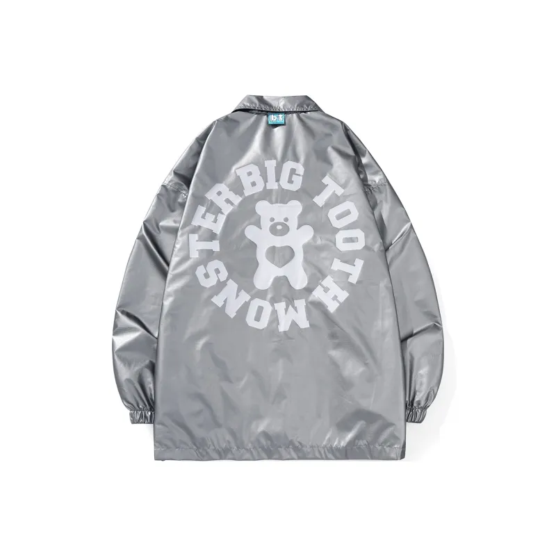 Bt Loose Fit Jacket Unisex Gray-0