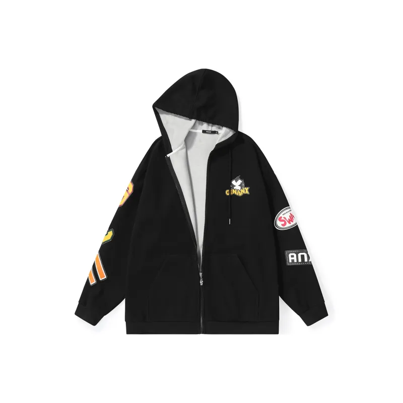 GENANX Loose Fit Thickened Jacket Unisex-0