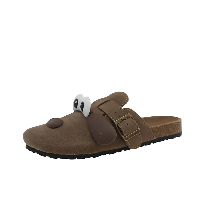 Puppytown Slip Resistant Abrasion Resistant Quiet Closed Toe Slippers Women's-3