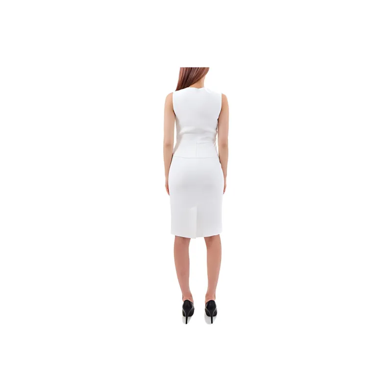 Givenchy Sleeveless Dresses Women's White-1