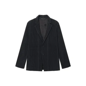 ISSEY MIYAKE Pleated Single breasted Blazer