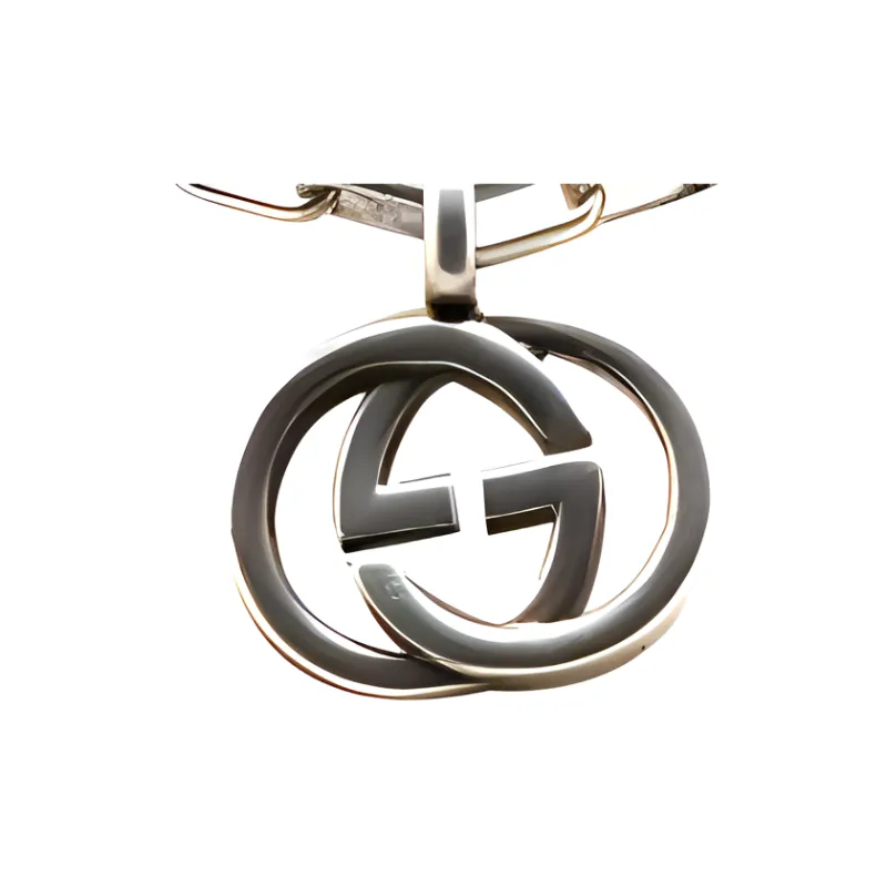 GUCCI 2000 2015 Sterling Interlocking G Necklace Costume Necklace-1
