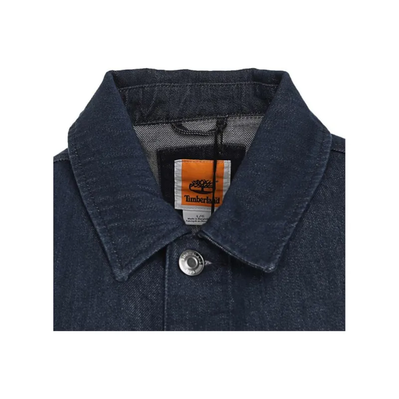 Timberland Denim Jacket Men's Navy Blue-3