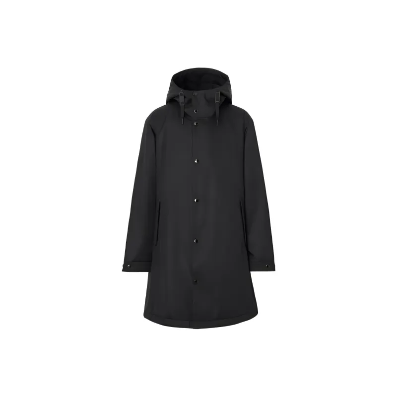Burberry Logo-print Hooded Parka Coat-0