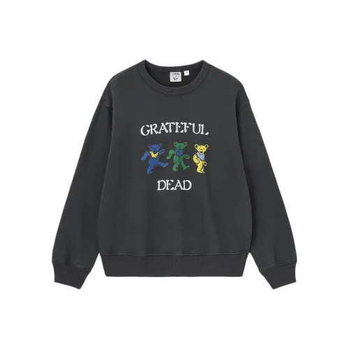 GU Grateful Dead Collaboration Sweatshirts Unisex 08 Dark Gray