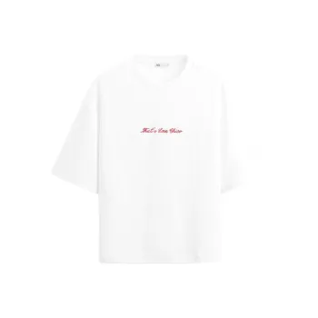 ZARA T Shirt Men's Frosted White