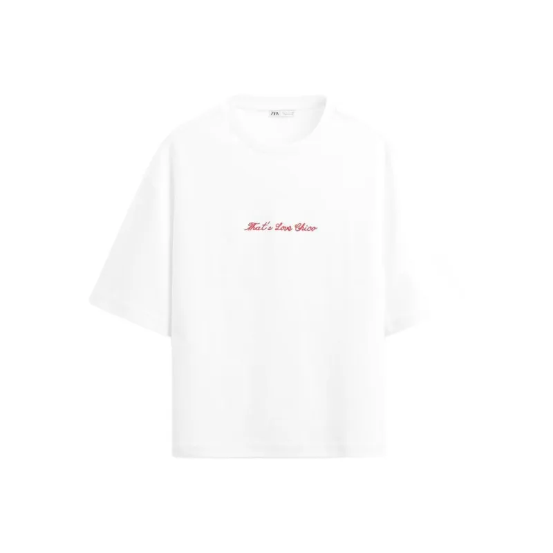 ZARA T Shirt Men's Frosted White-0