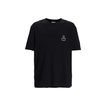 ISABEL MARANT Hugo Logo Embroidered T Shirt