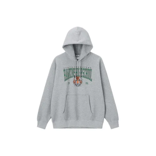 GU Stranger Things Collaboration Sweatshirts Men Gray