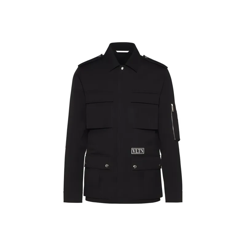 Valentino Jackets Men Black-0