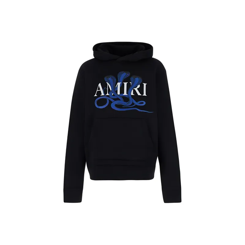 AMIRI Snake Logo Printed Hoodie-0