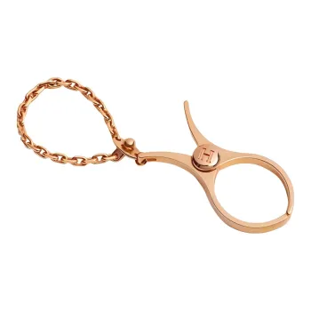 HERMES Metal Plating Accessories Women's Orange