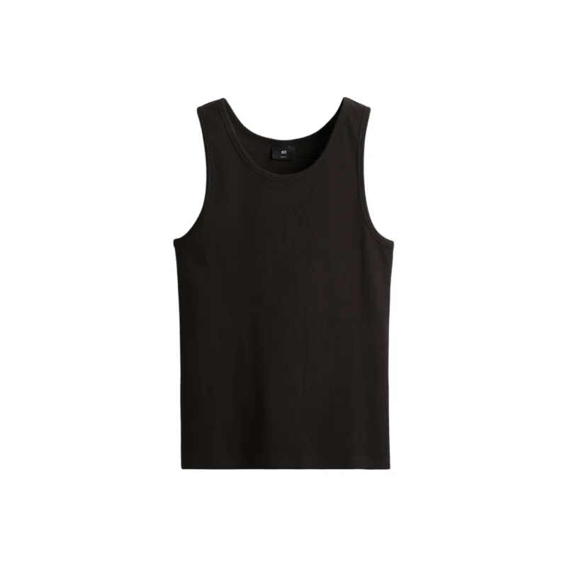 H&M Tank Tops Men Black-0