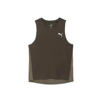 PUMA Tank Tops Men's Dark Olive