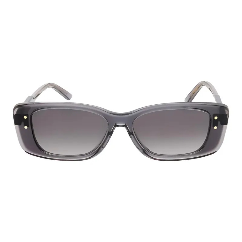 DIOR Acetate Oval Sunglasses Women's Gray-1