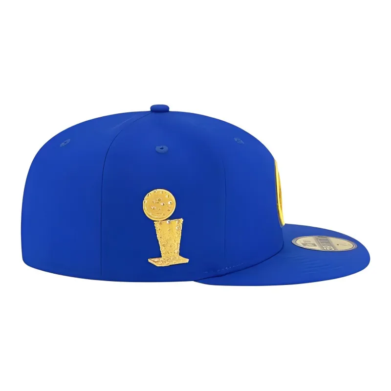 New Era Golden State Warriors Upside Down 59Fifty Fitted Hat-2