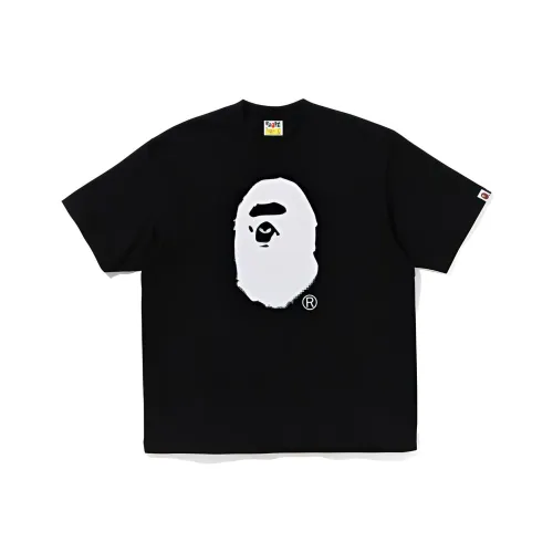 A BATHING APE Pixel Ape Head Relaxed Fit Tee