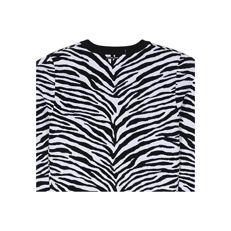 MICHAEL KORS Zebra print Cropped Cardigan-4
