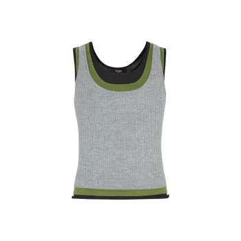 FENDI FW24 Tank Tops Men's Gray