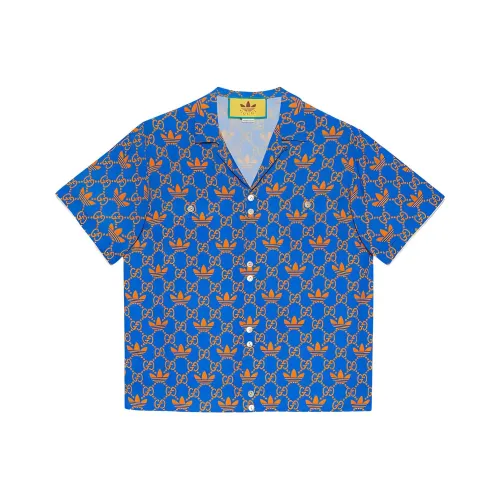 Adidas X GUCCI Shirts Men Blue