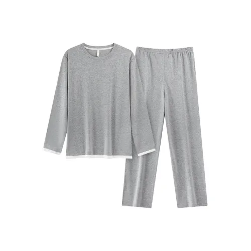 YANGSHIJIAN Pajama Set Women's Light Gray