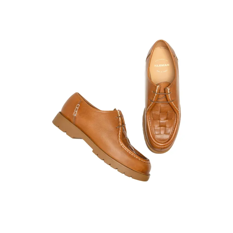 KLEMAN CLEON MANUFACTURE PADROR OAK TR Low Top Casual Shoes Unisex Brown-3