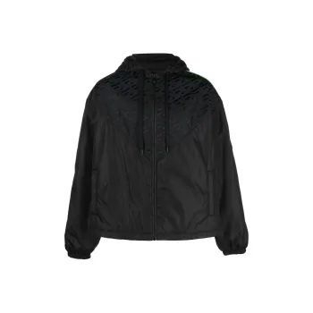VERSACE Greca Pattern Printed Hooded Jacket