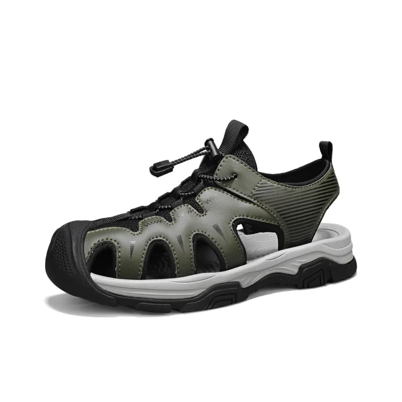 QIUTEXIONG Slip Resistant And Breathable River Trekking Shoes Men's-15