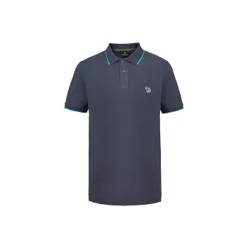 Paul Smith Polo Shirts Men Black Gray Color