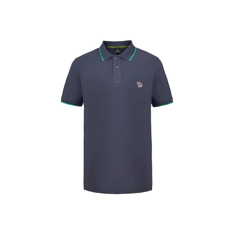 Paul Smith Polo Shirts Men Black Gray Color-0