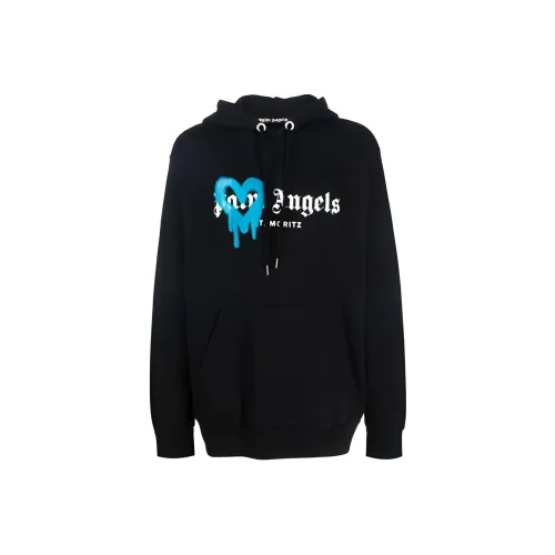 PALM ANGELS St. Moritz Heart Sprayed Hoodie